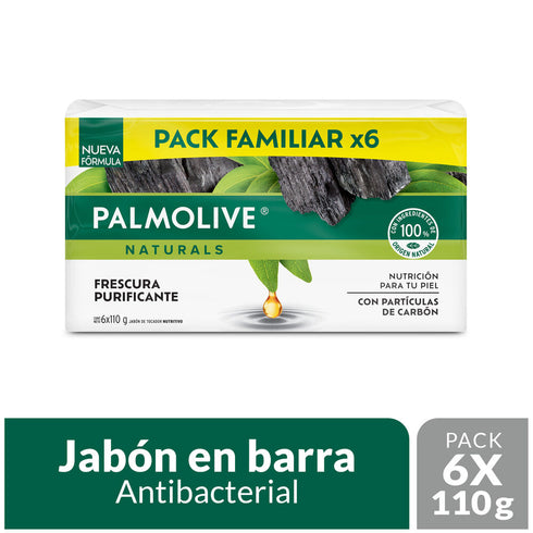 JABON PAMOLIVE 6U 110G CARBON